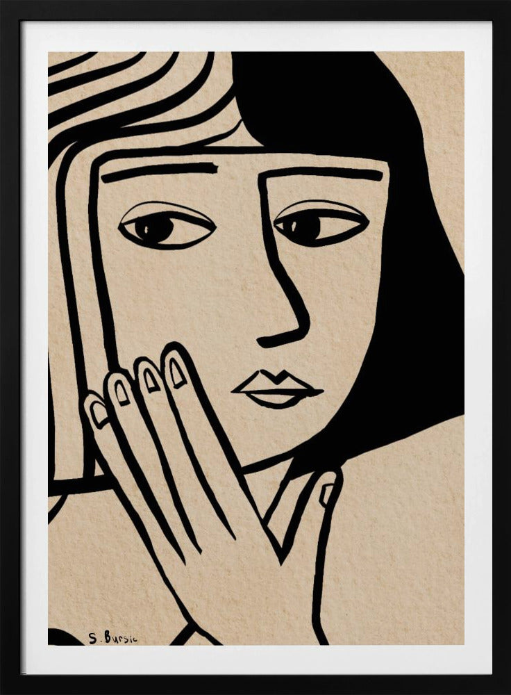 Mädchen mit dem Blick | Poster