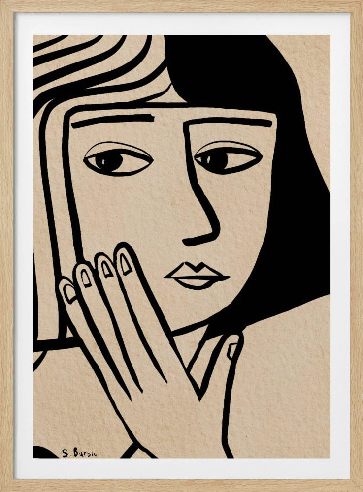 Mädchen mit dem Blick | Poster