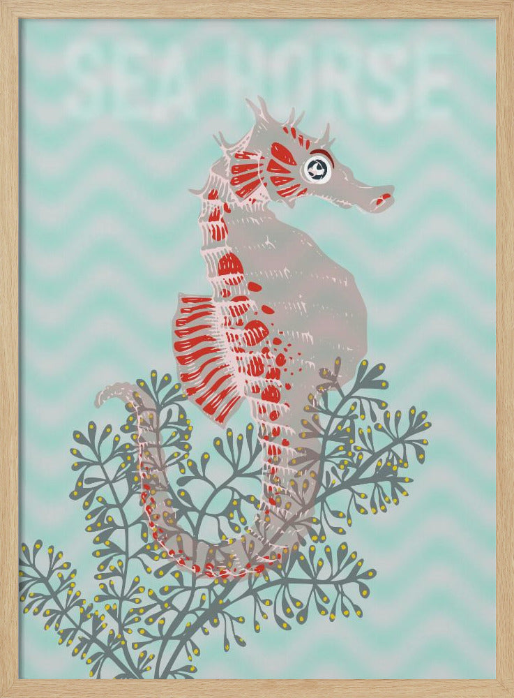 Meeresleben Seepferdchen Neptuns Freude | Poster