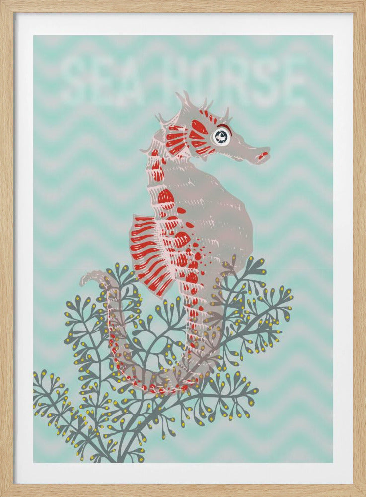 Meeresleben Seepferdchen Neptuns Freude | Poster