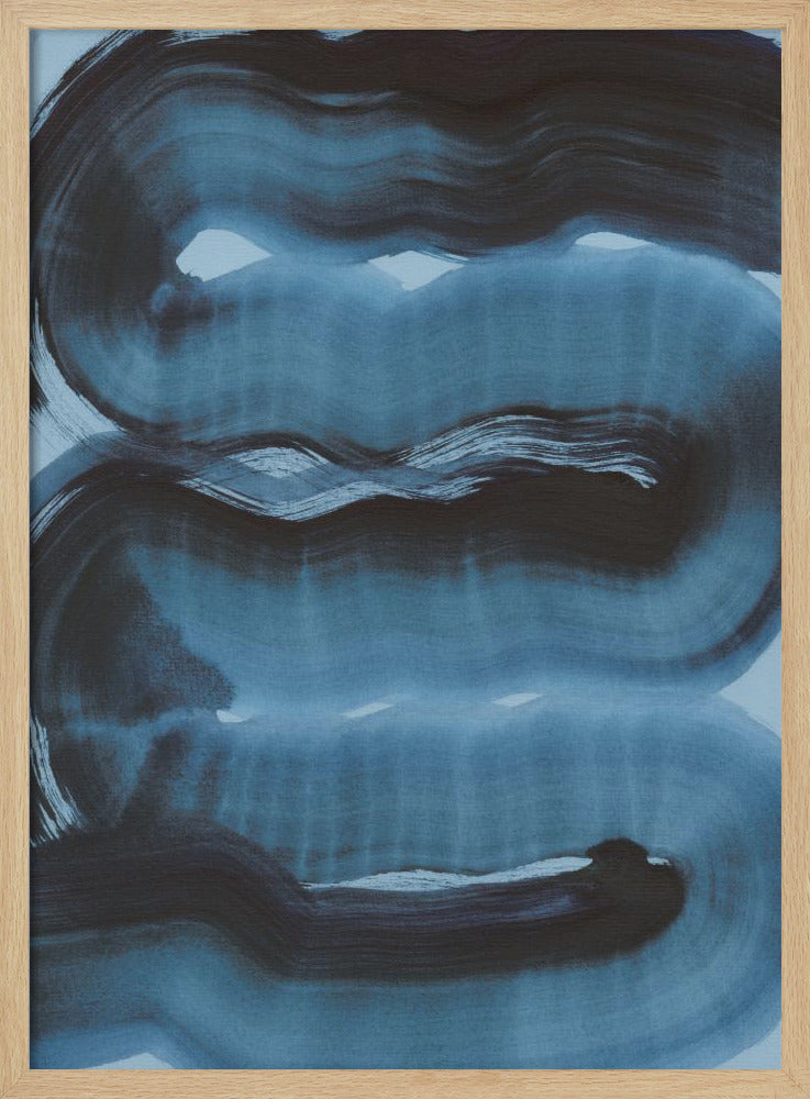 Abstract Brush Strokes 163 | Poster