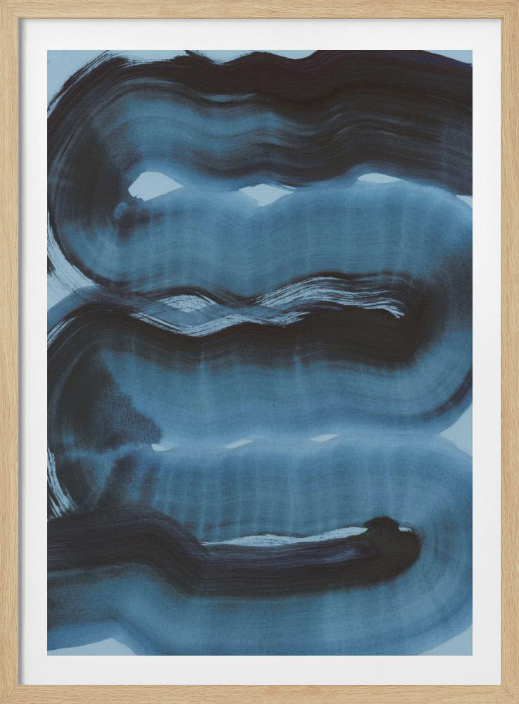 Abstract Brush Strokes 163 | Poster