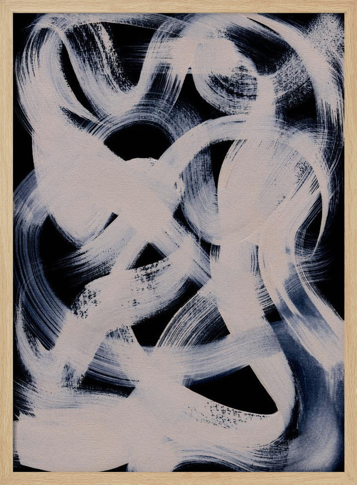 Abstrakte Pinselstriche 164 | Poster