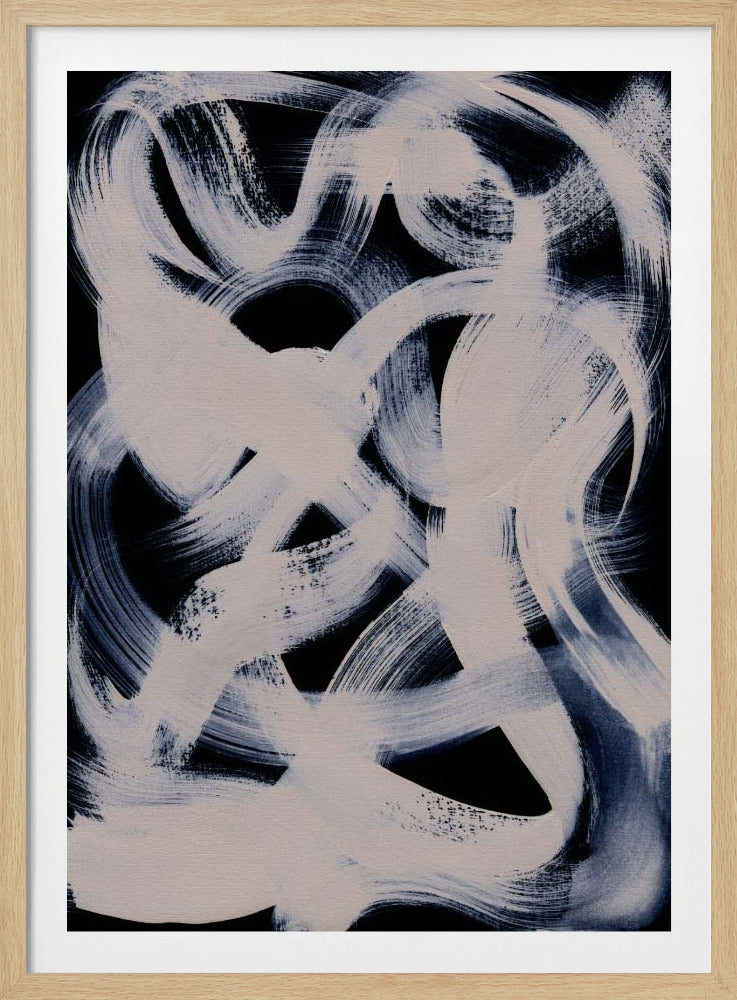 Abstrakte Pinselstriche 164 | Poster