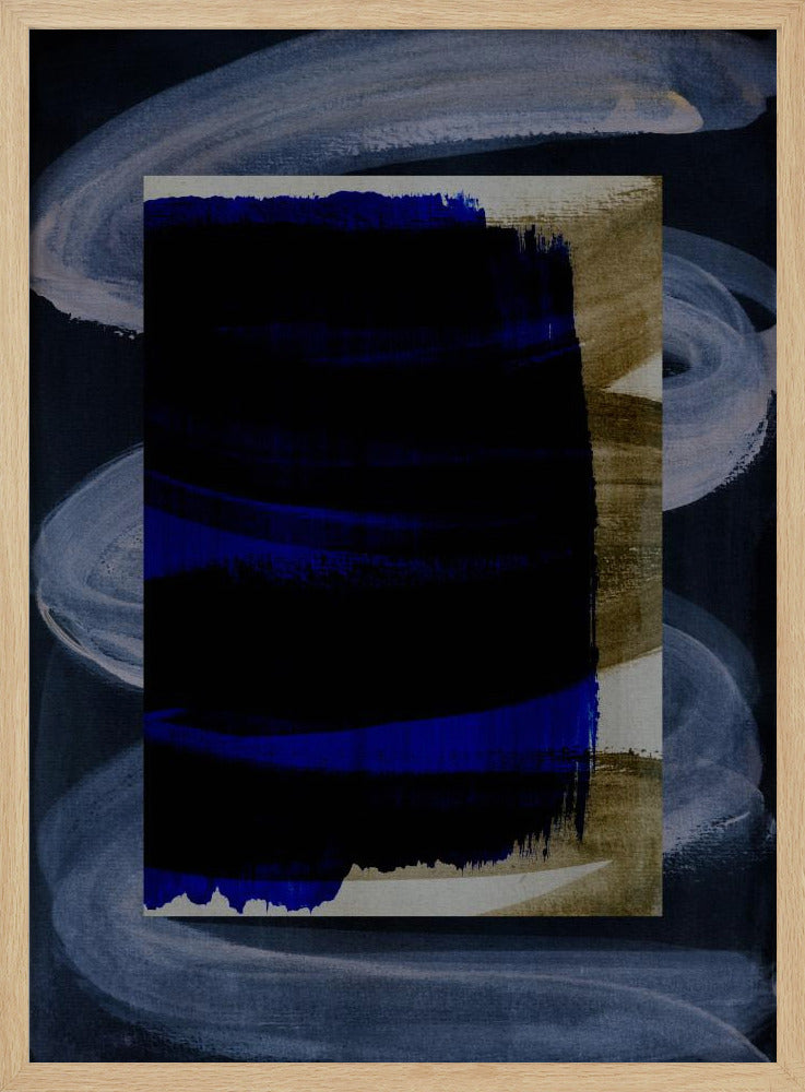Abstract Brush Strokes 165 | Poster