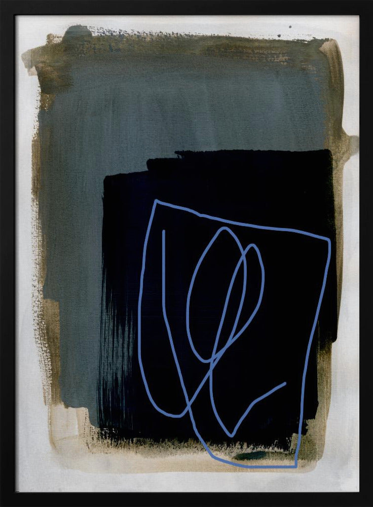 Abstract Brush Strokes 162 | Poster