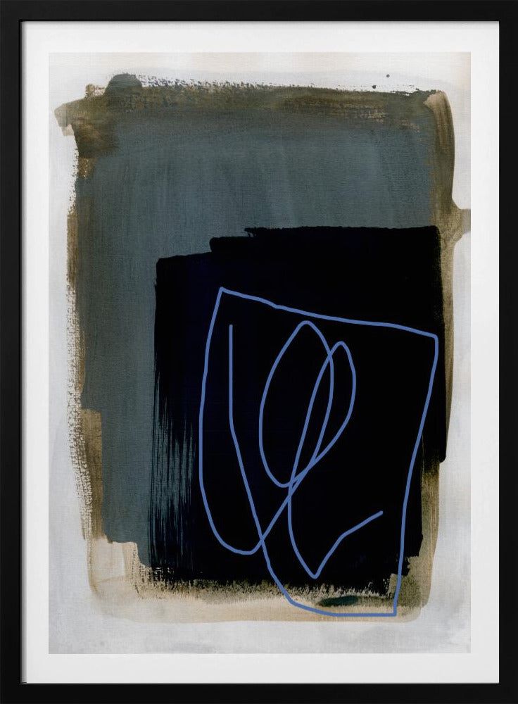 Abstract Brush Strokes 162 | Poster