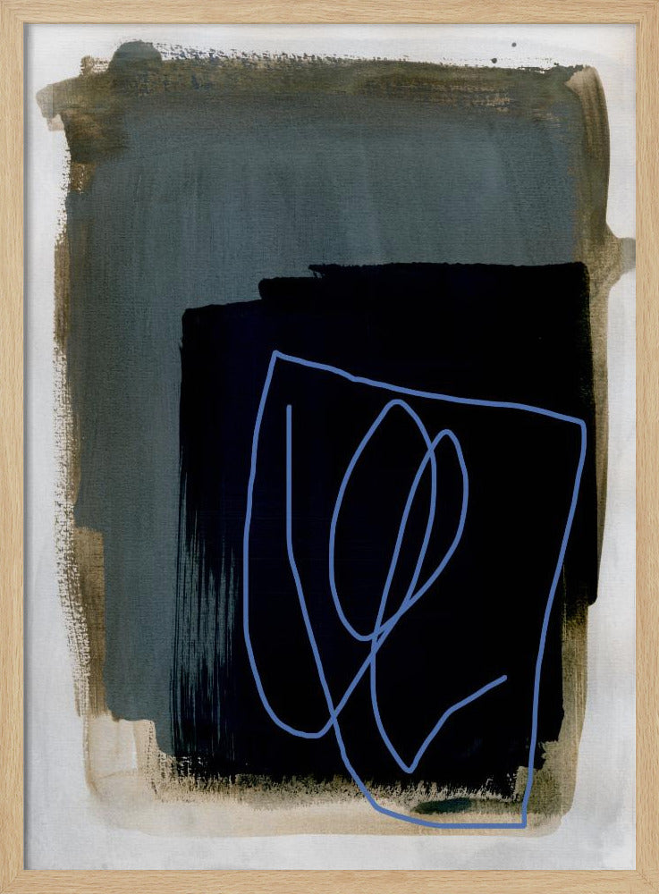 Abstract Brush Strokes 162 | Poster