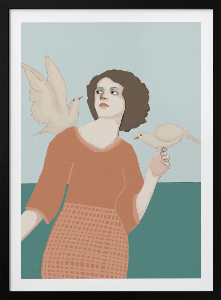 Friedenstaube Dame | Poster