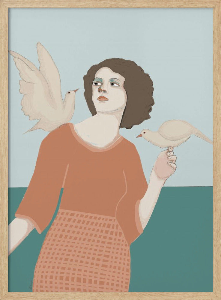 Friedenstaube Dame | Poster