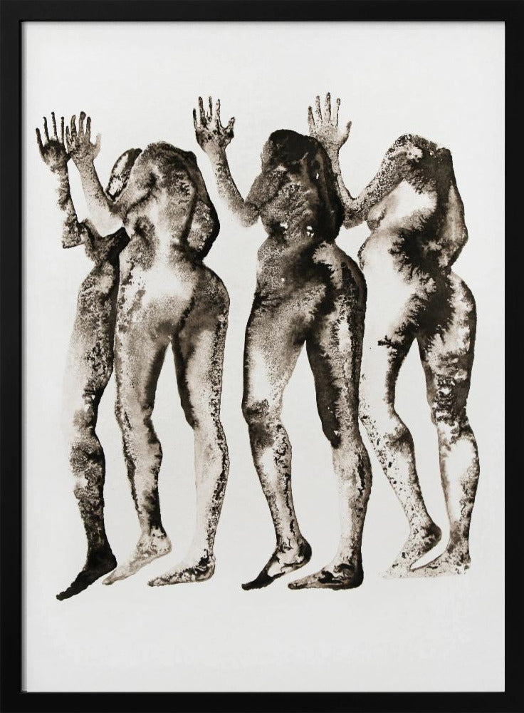 4 Figuren (kopflos) | Poster