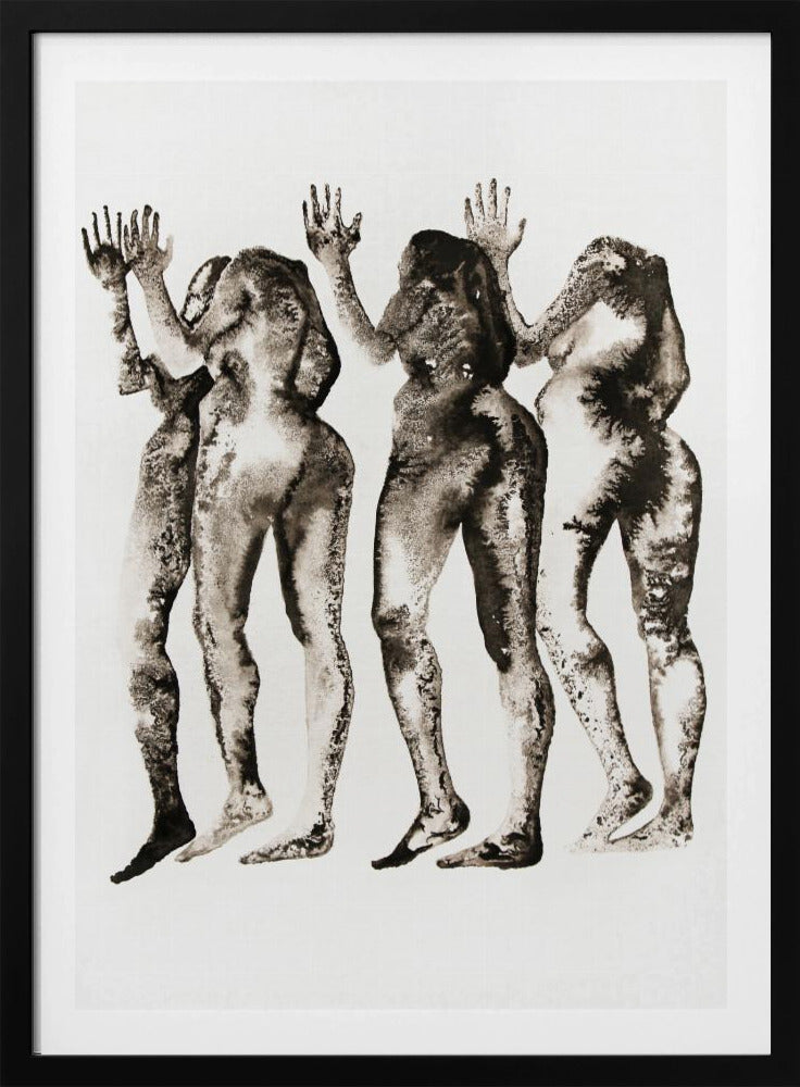 4 Figuren (kopflos) | Poster