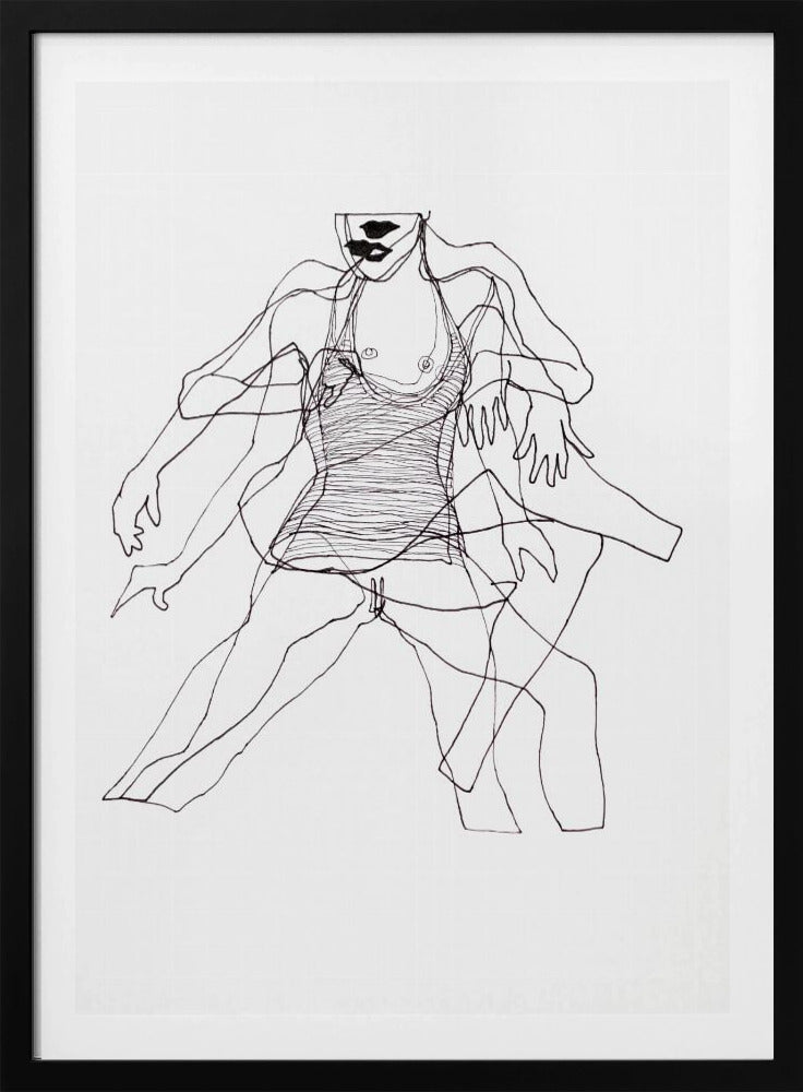 Bewegungsstudie Figur Nr. 2 | Poster