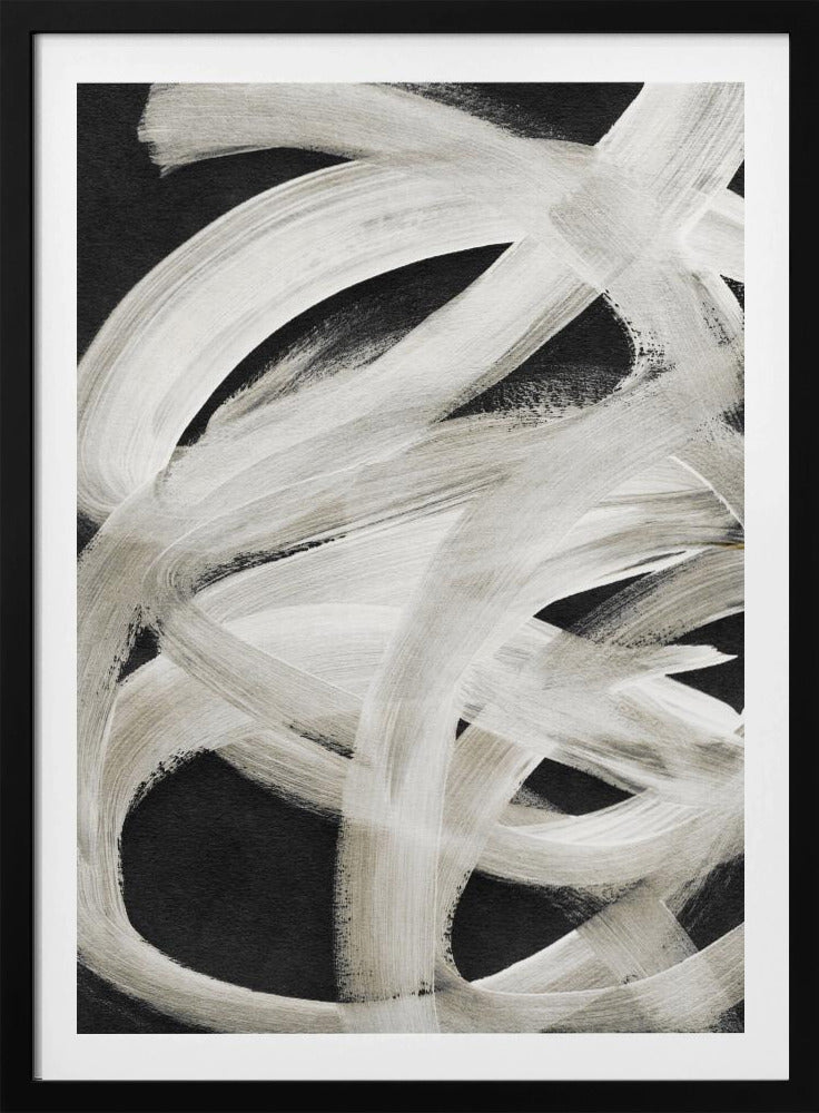 Abstract Brush Strokes 129 | Poster