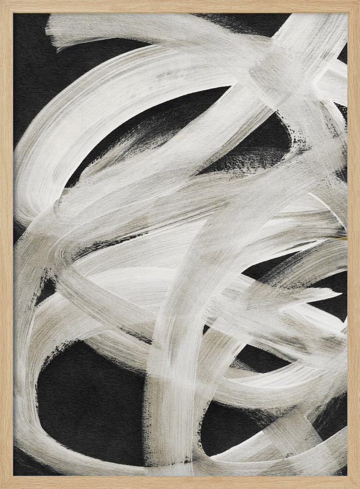 Abstract Brush Strokes 129 | Poster