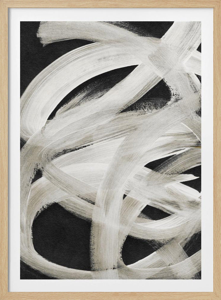 Abstract Brush Strokes 129 | Poster