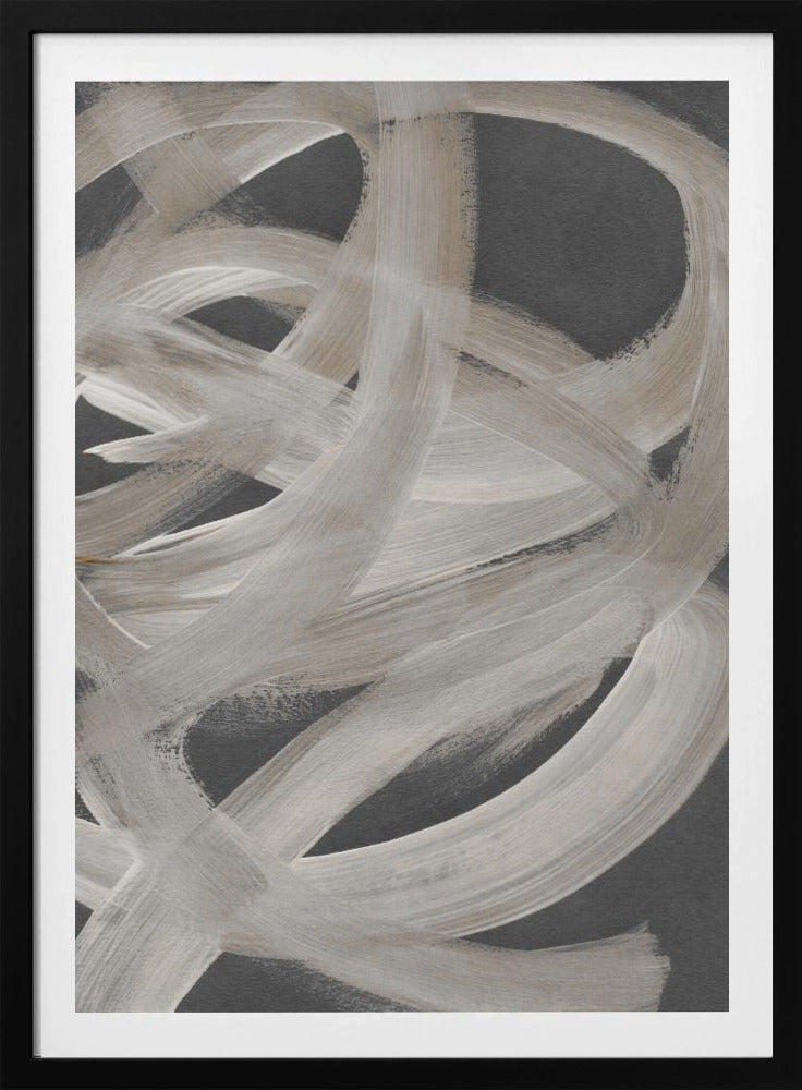 Abstract Brush Strokes 129X | Poster