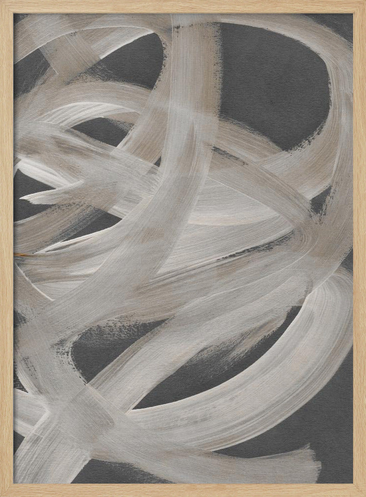 Abstract Brush Strokes 129X | Poster