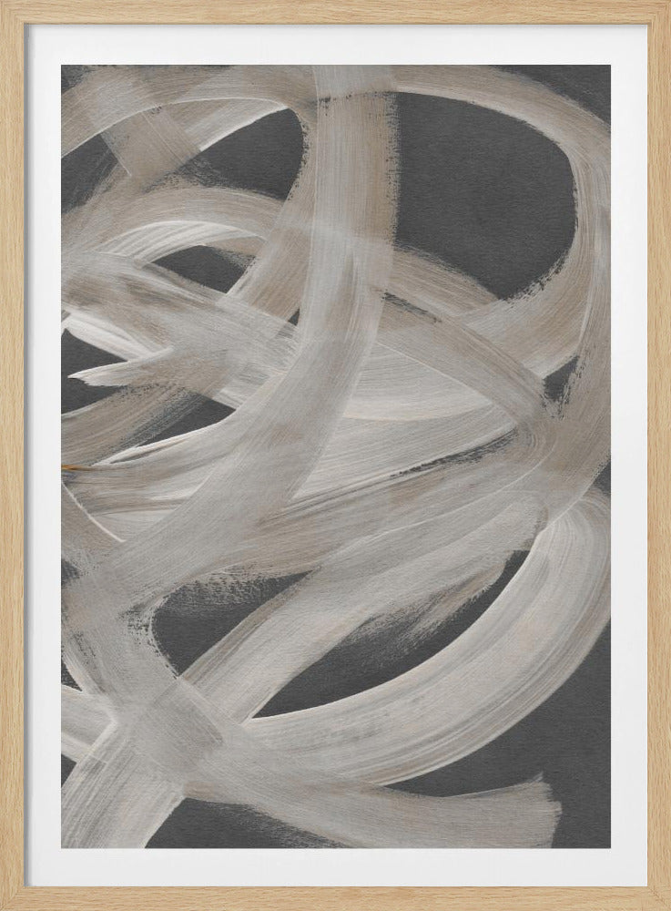 Abstract Brush Strokes 129X | Poster