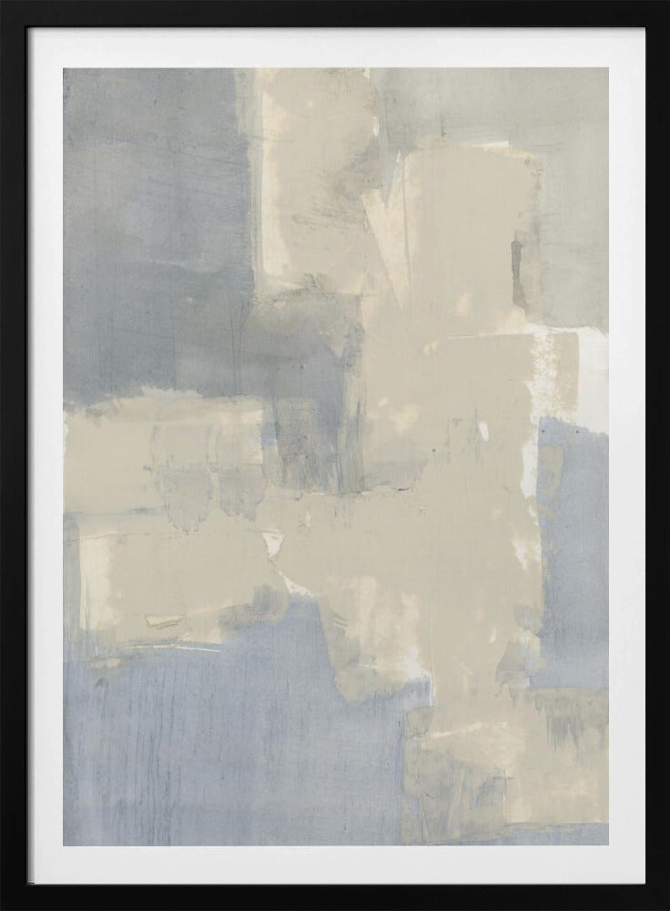 Abstrakte neutrale Formen in Grau und Beige 1 | Poster