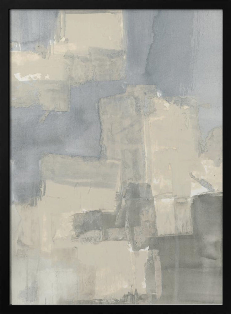 Abstrakte neutrale Formen in Grau und Beige 2 | Poster