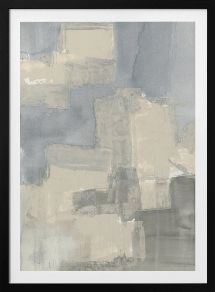 Abstrakte neutrale Formen in Grau und Beige 2 | Poster