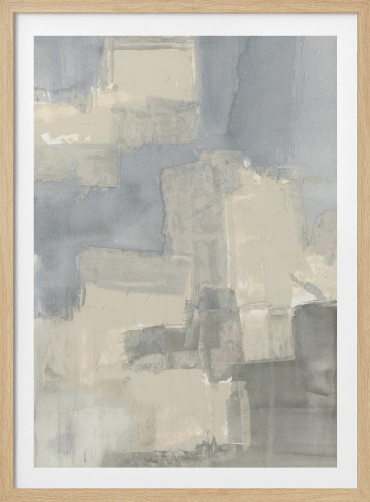 Abstrakte neutrale Formen in Grau und Beige 2 | Poster