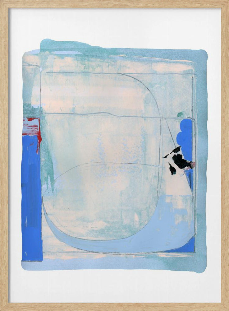 Blaue Ausdauer 1 | Poster
