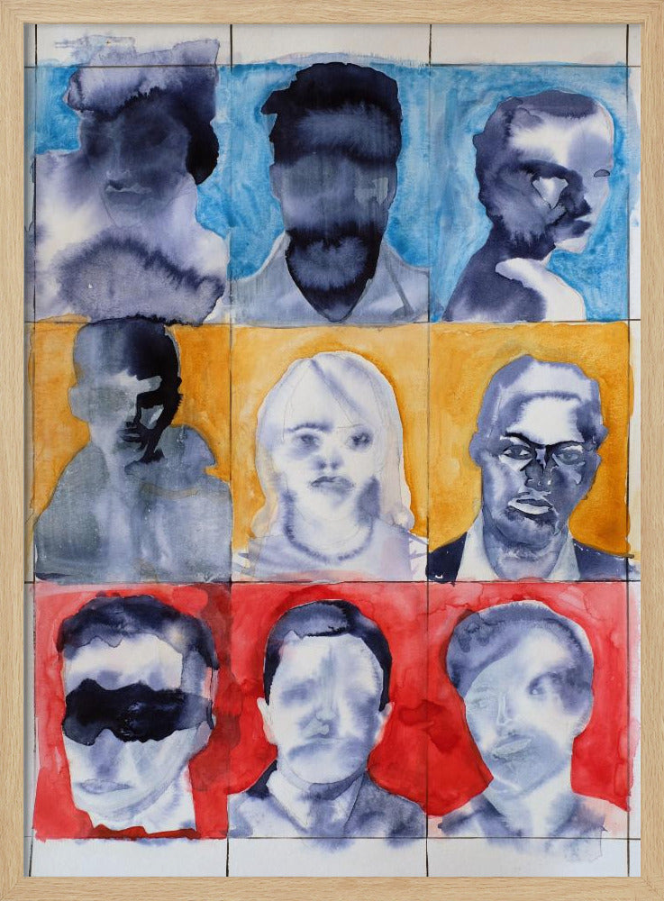 Headshot-Raster Nr. 1 | Poster