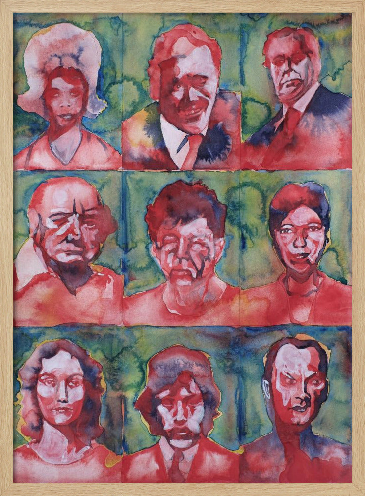 Headshot-Raster Nr. 3 | Poster
