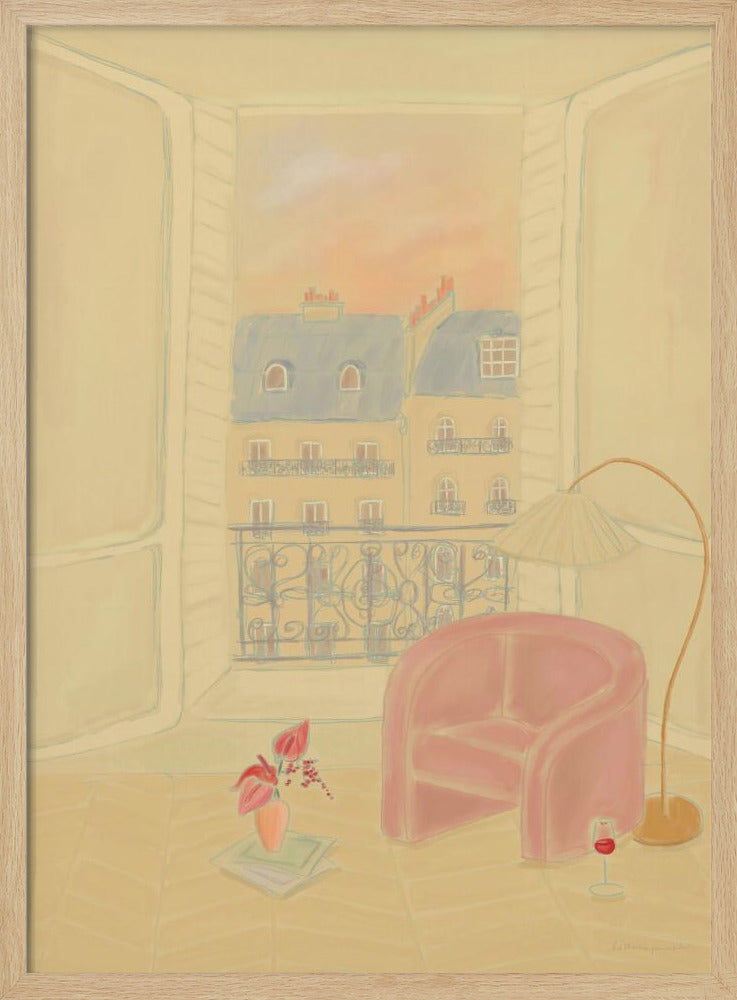 Gemütliche Pariser Wohnung | Poster