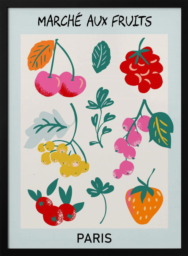 Obstmarkt Paris | Poster