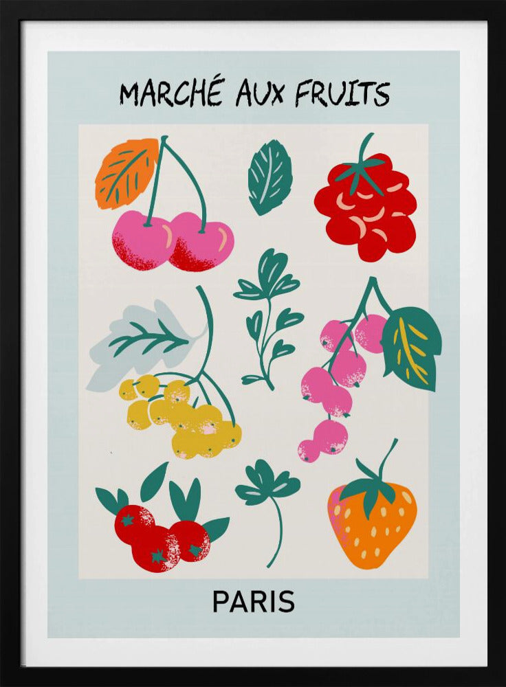 Obstmarkt Paris | Poster