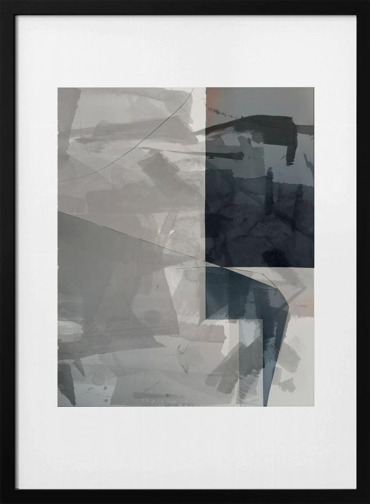 Abstrakte monochrome Waschung 2 | Poster