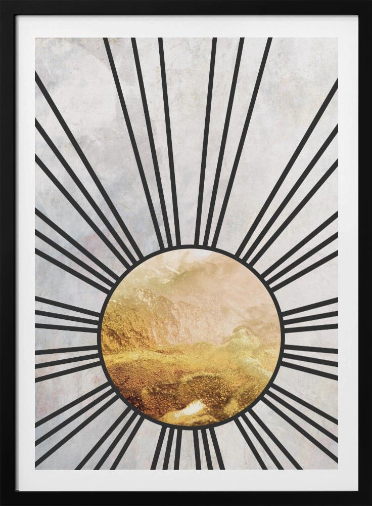 Schwarzes Gold, Mitte Sonne | Poster