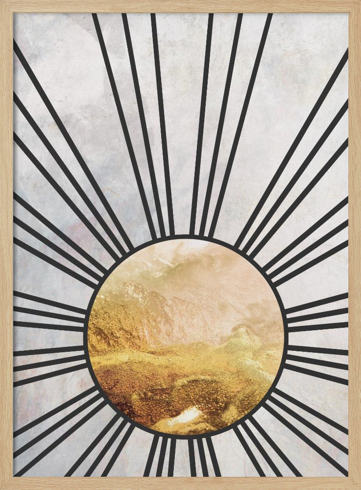Schwarzes Gold, Mitte Sonne | Poster