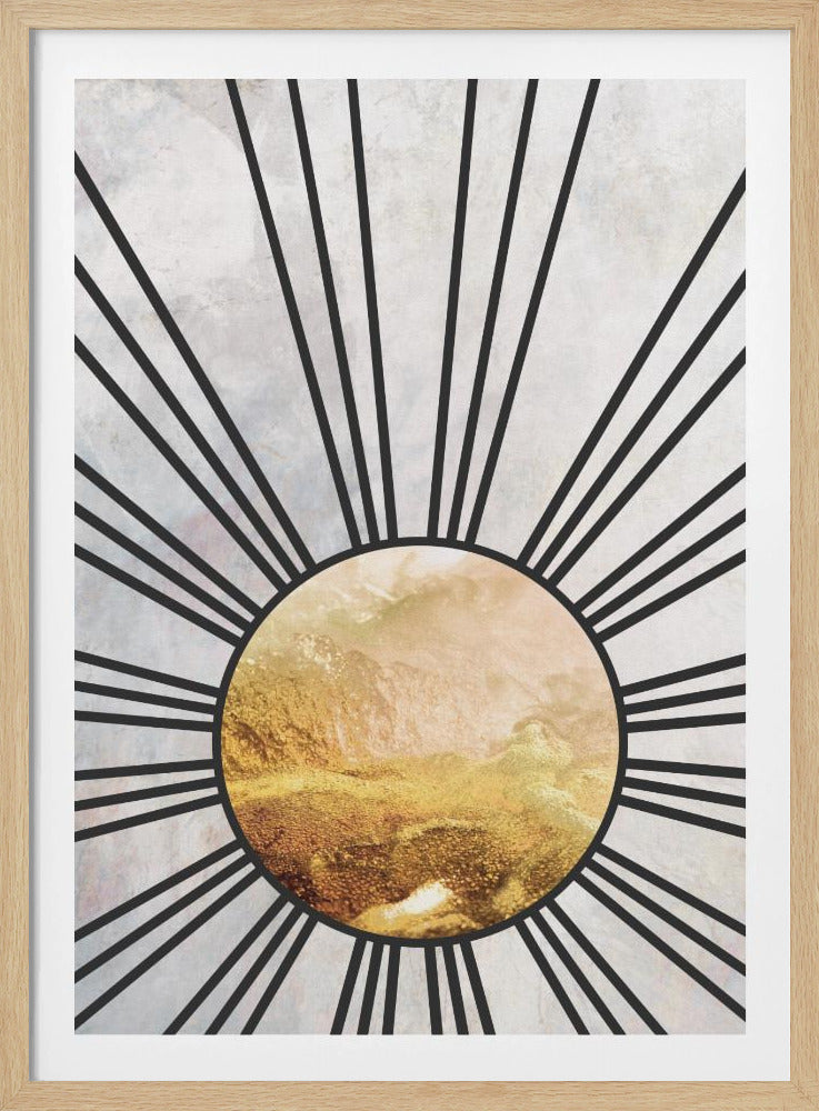 Schwarzes Gold, Mitte Sonne | Poster