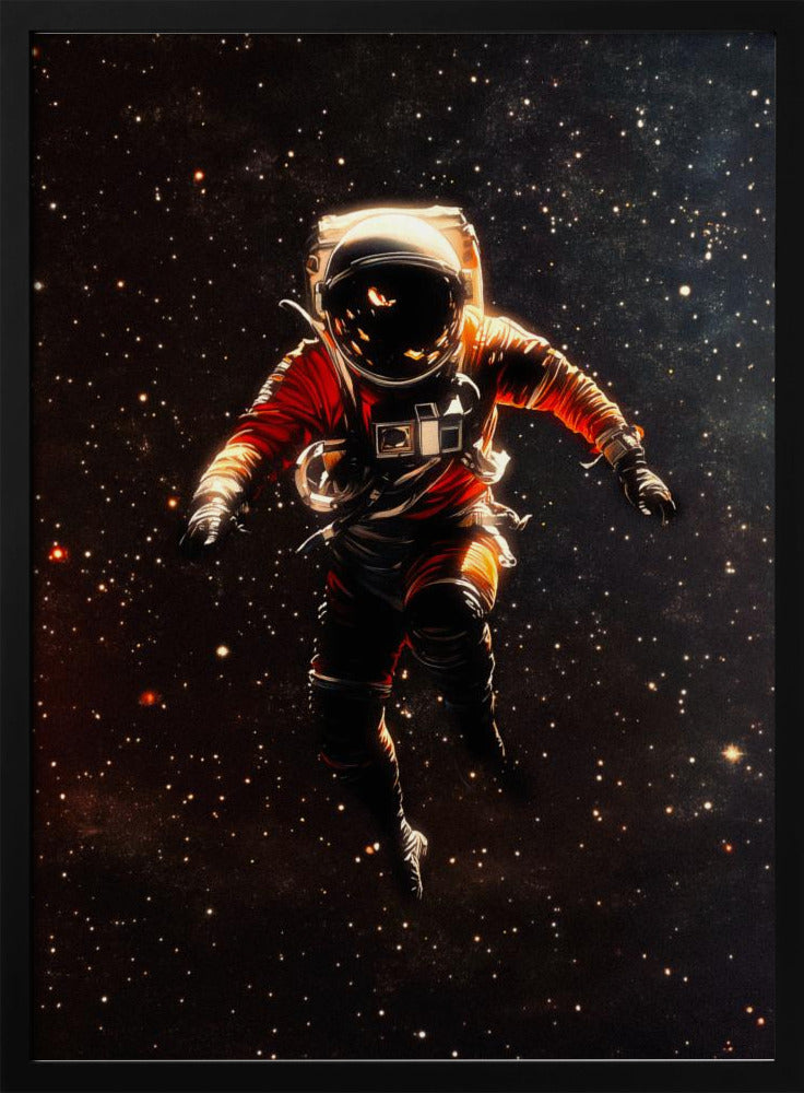 Ein Astronaut im Weltraum | Poster