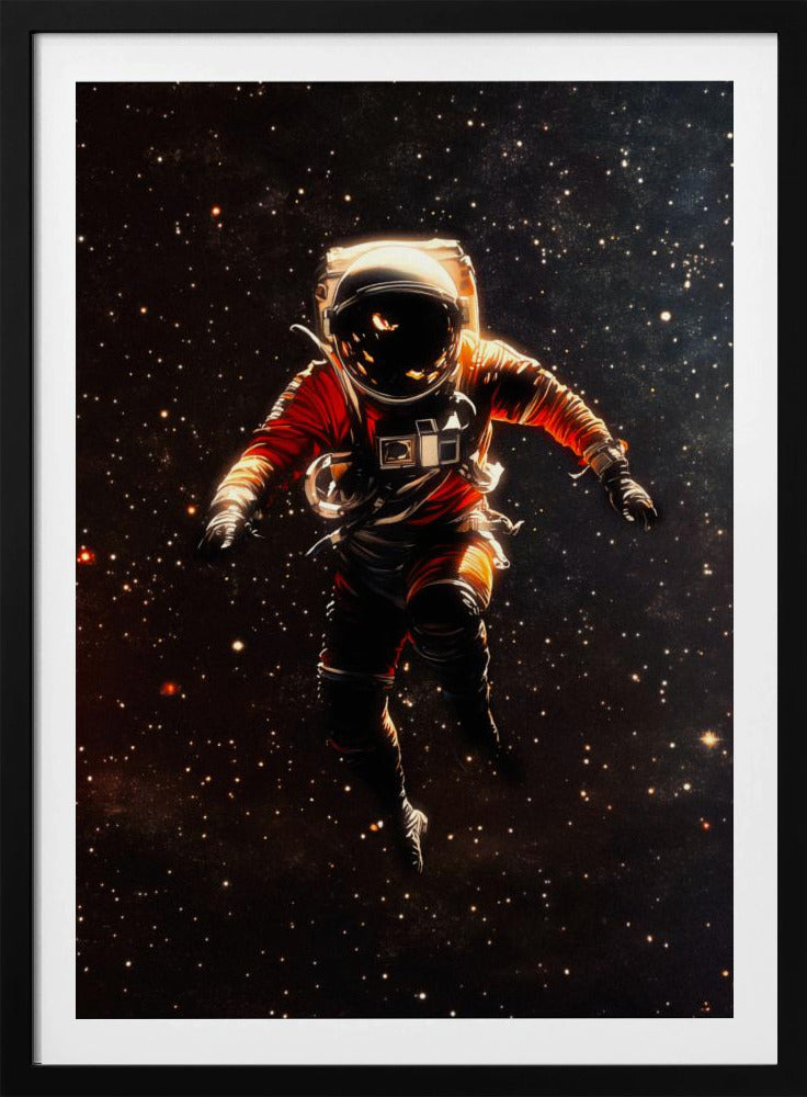 Ein Astronaut im Weltraum | Poster