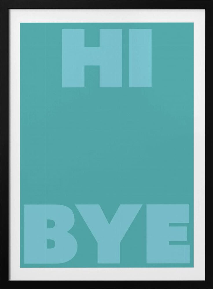 Hallo Tschüss | Poster