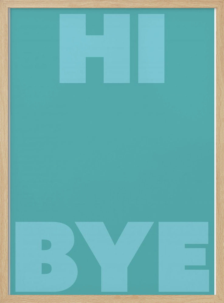 Hallo Tschüss | Poster