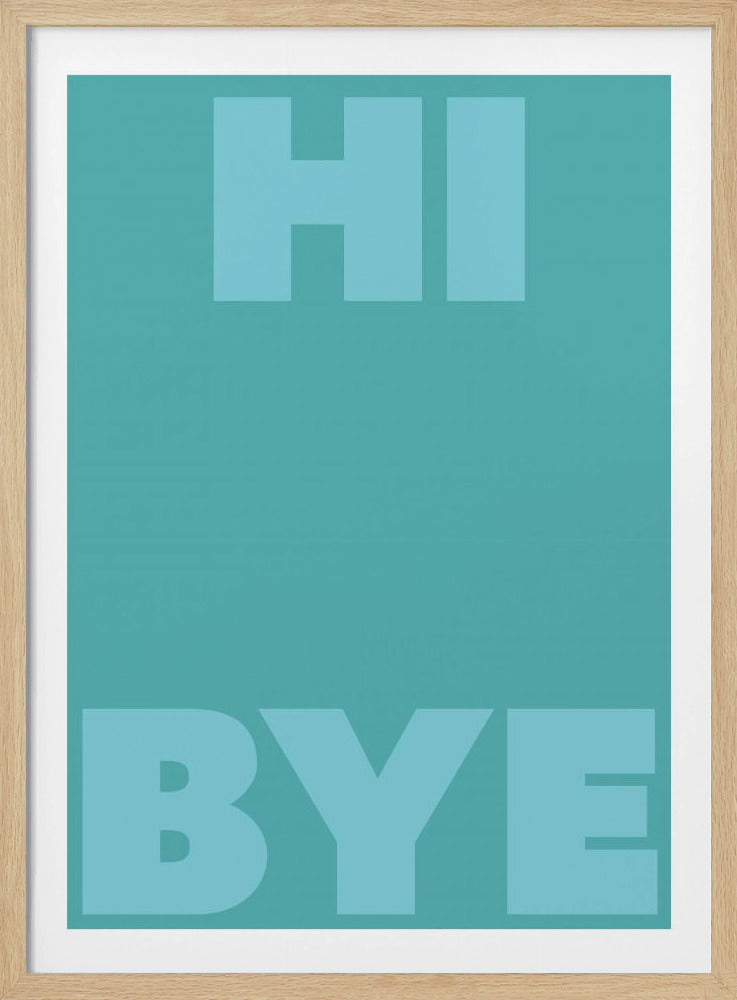 Hallo Tschüss | Poster