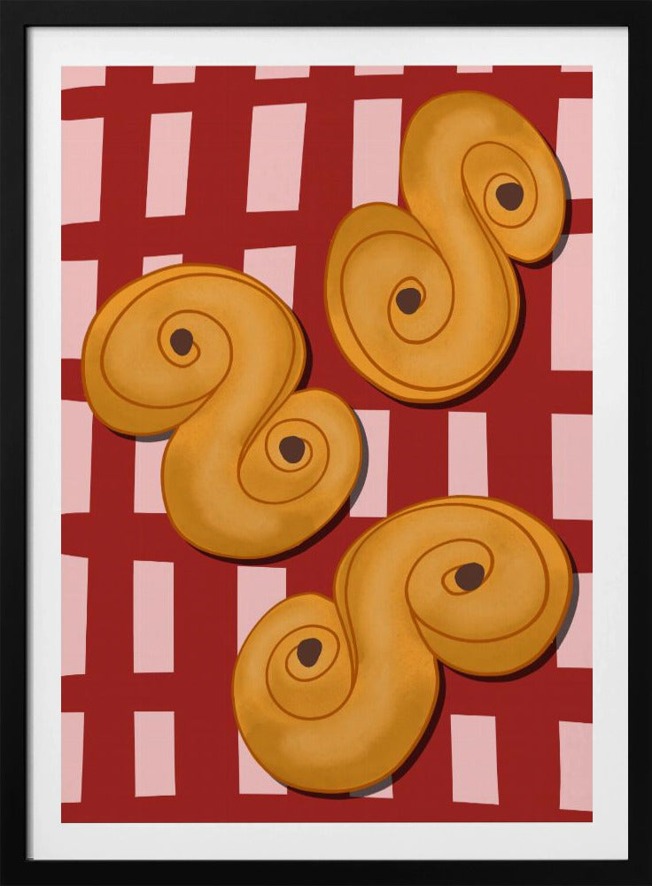 Goldener Wirbel-Genuss | Poster