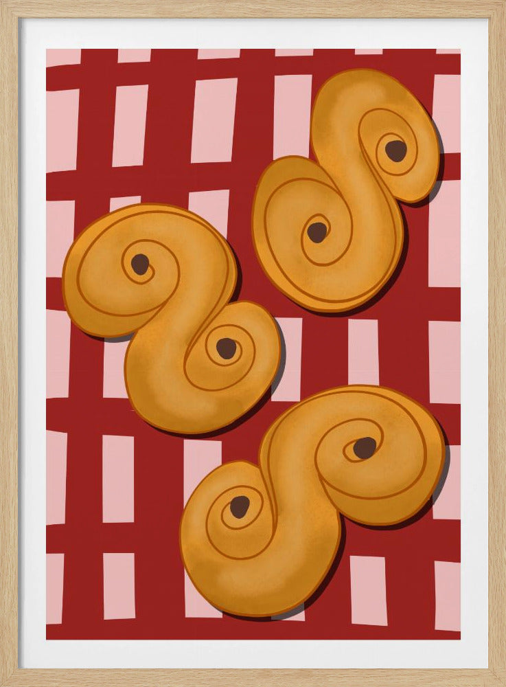 Goldener Wirbel-Genuss | Poster