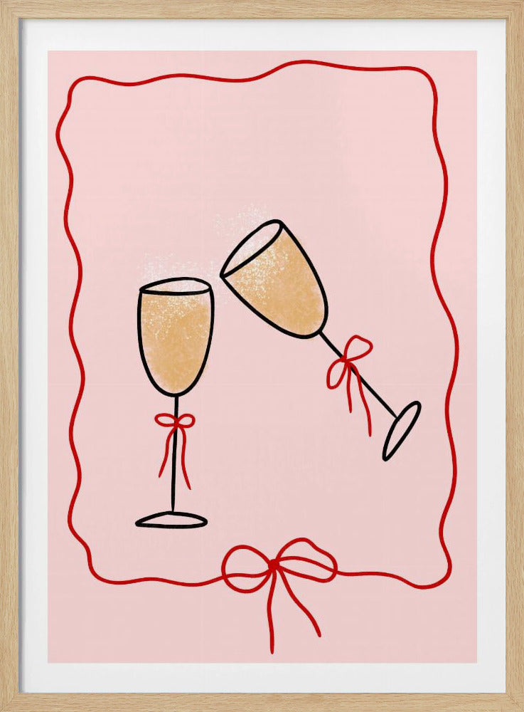 Champagner Prost | Poster