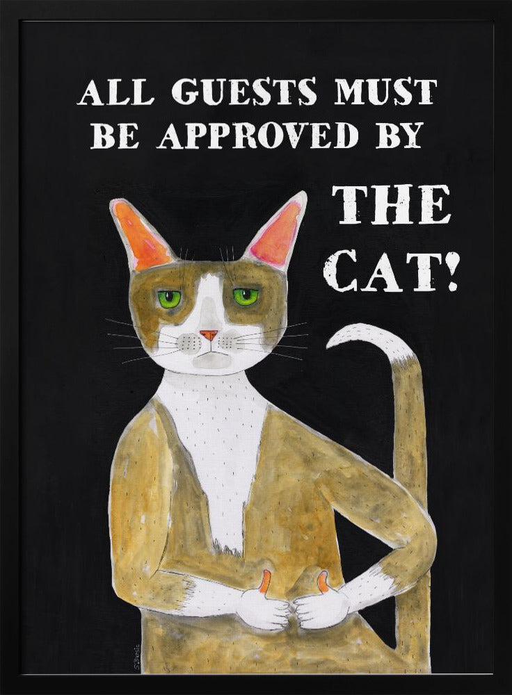 Von der Katze genehmigt | Poster