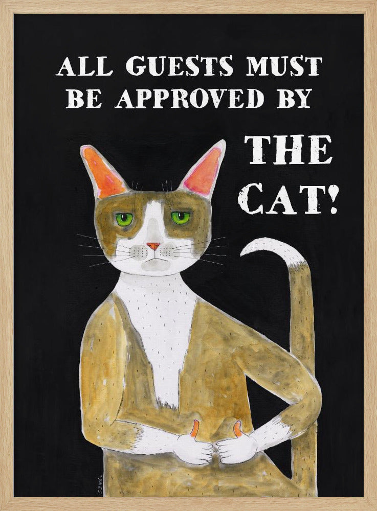 Von der Katze genehmigt | Poster