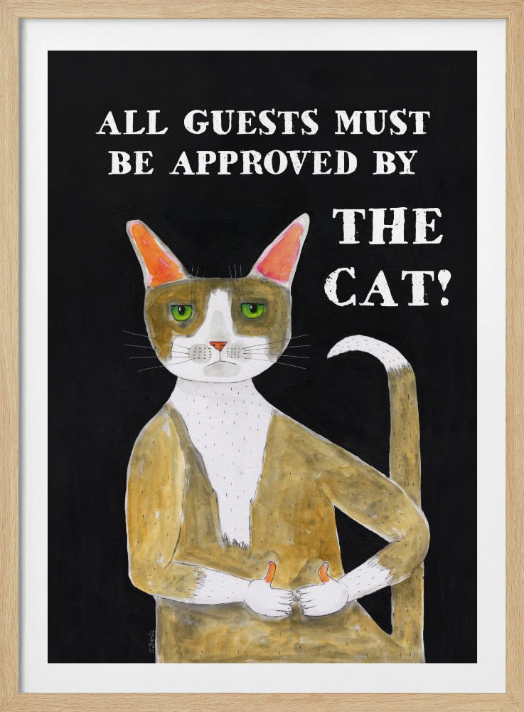 Von der Katze genehmigt | Poster