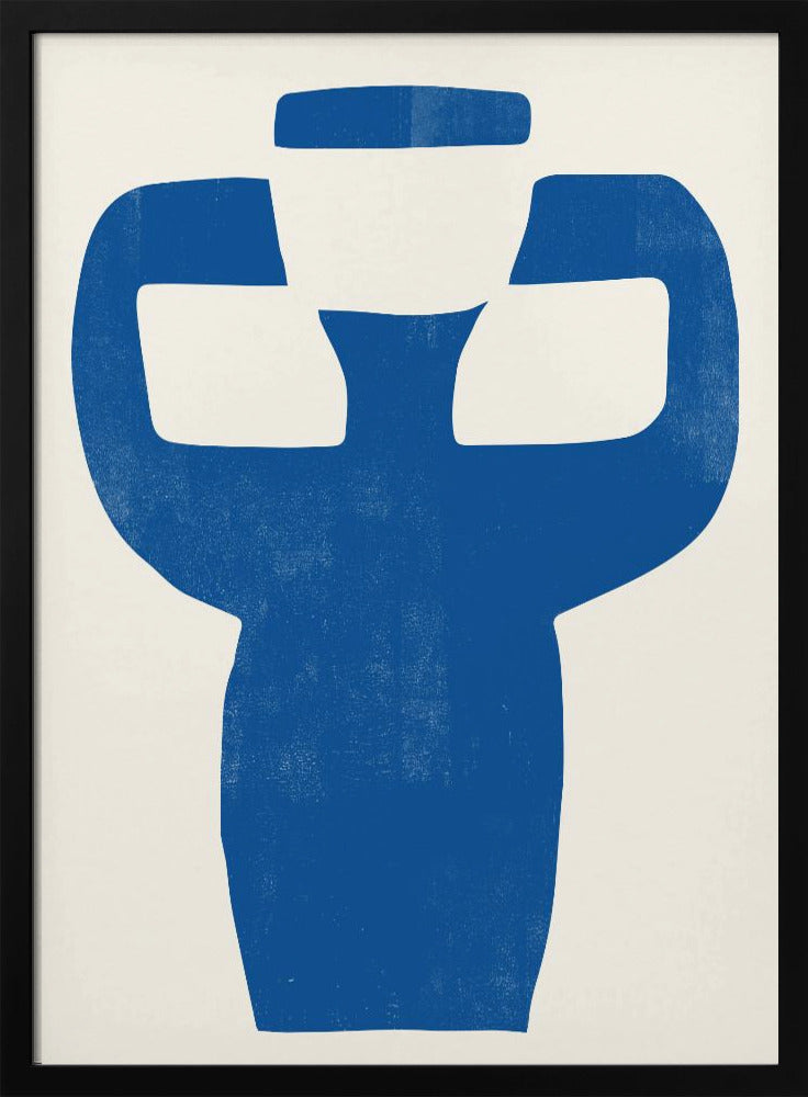 Vase Blau 04 | Poster