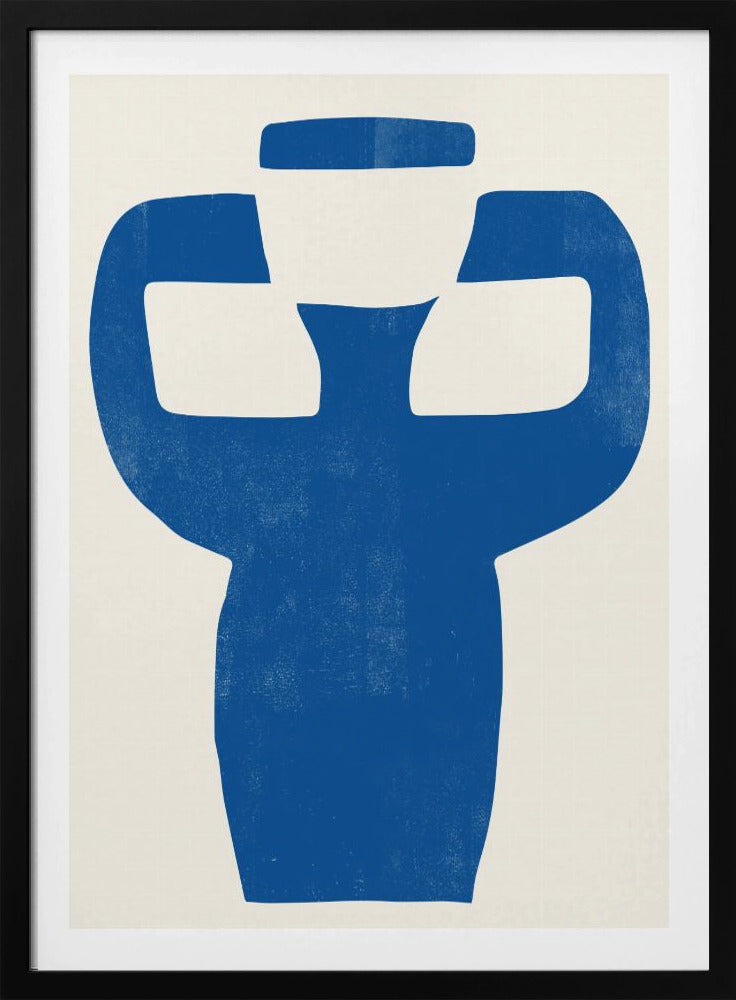 Vase Blau 04 | Poster